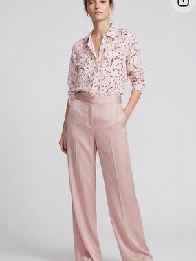 Equipment Femme Silk Signature Delicate Abstract Floral Print Size S